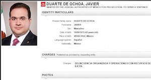 Interpol activa ficha roja para localizar a Duarte