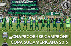Conmebol otorga el campeonato de la Copa Sudamericana al Chapecoense