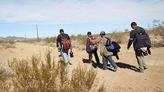 Migrantes caminan en desierto más de doce horas en frontera Sonora-Arizona