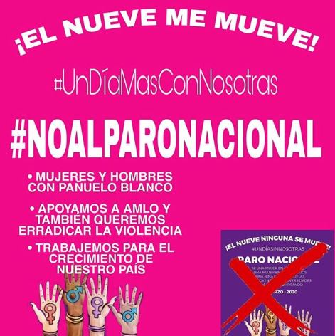 Gutiérrez Müller promueve #DíaSinMujeres y luego se arrepiente