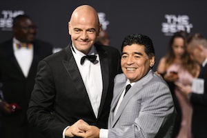 Maradona y compañía serán los ayudantes del sorteo para el Mundial Rusia 2018