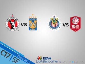 ¡Listas las Semifinales de la Liga MX!