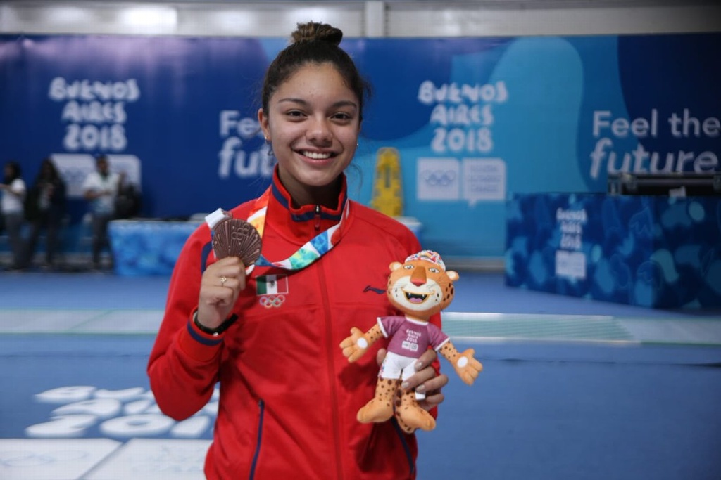 Natalia Botello da otra medalla a México en Buenos Aires 2018