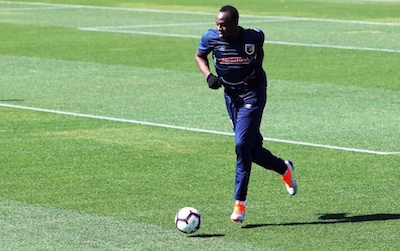 Usain Bolt realiza su primer entrenamiento con Central Coast Mariners (VIDEO)