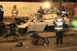 Conductor de BMW y víctimas se conocieron la noche del accidente