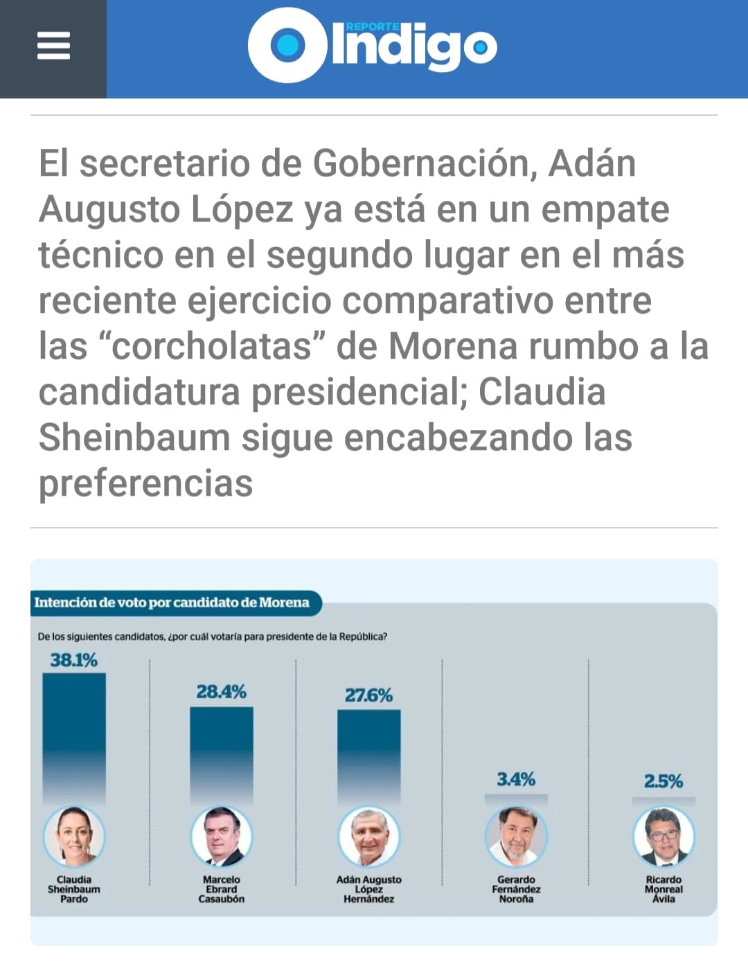 El secretario de Gobernación Adán Augusto confía en que ganará las encuestas para la candidatura rumbo a la presidencia 2024