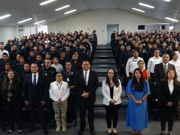 Coadyuva gobierno de Puebla en la profesionalización de policías de 61 municipios