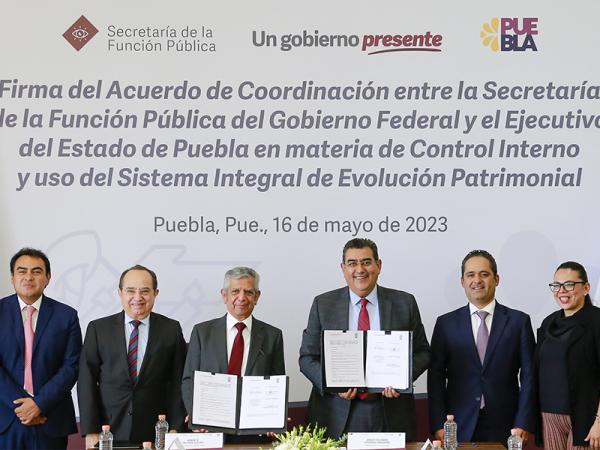 Con firma de convenio con la Función Pública federal, gobierno estatal fortalece el combate a la corrupción