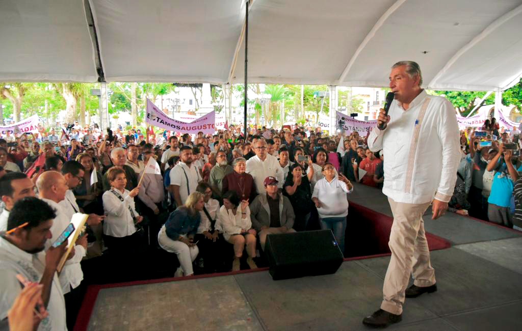 En la Cuarta Transformación los principios ni se venden ni se cambian, sostiene Adán Augusto López Hernández