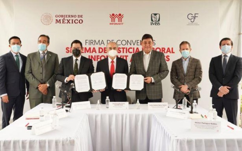 Firman IMSS y Consejo de la Judicatura Federal convenio para el Sistema de Justicia Laboral