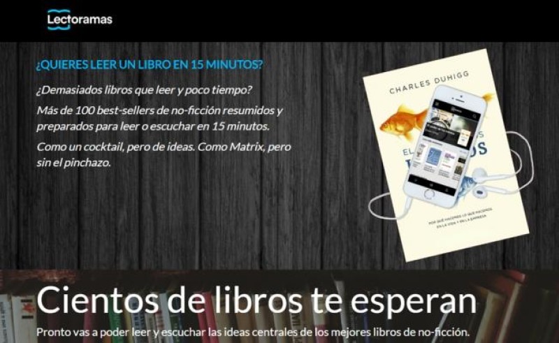 Esta app te lee libros en 15 minutos