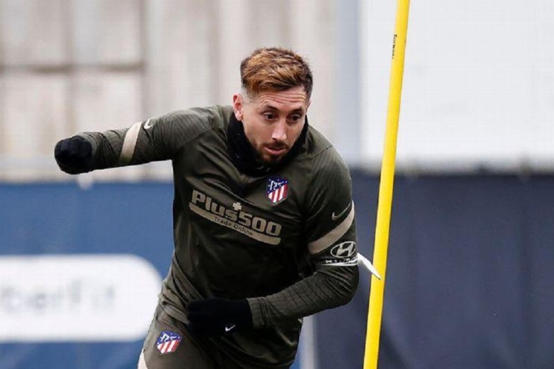 Héctor Herrera no entrenó previo al derbi de Madrid