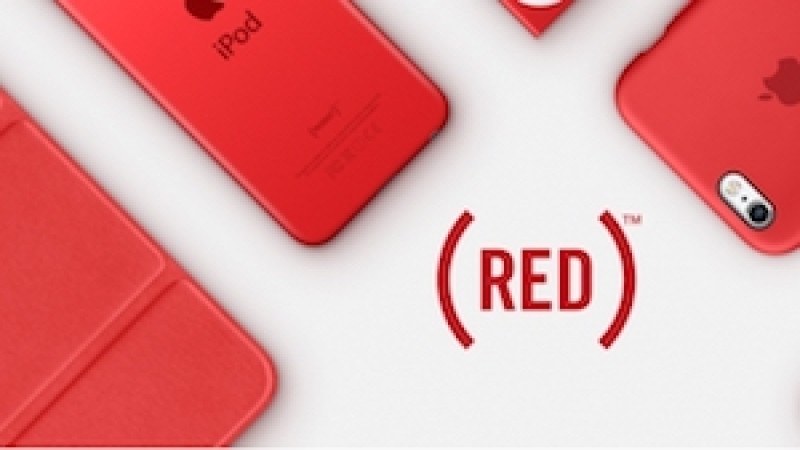 Apple ofrece nuevos productos (RED) para lucha contra el SIDA