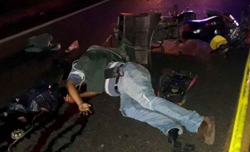 Muere motociclista en accidente en la carretera de Acayucan, Veracruz