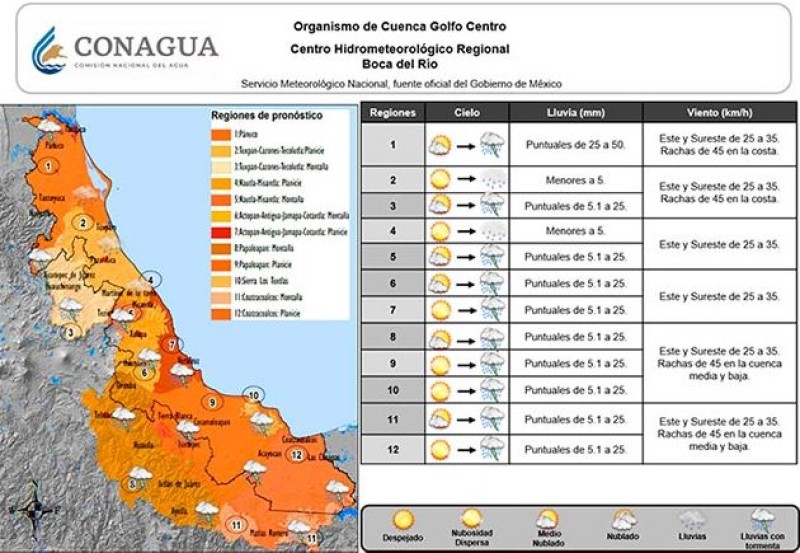 Persiste este martes ambiente caluroso en el Estado