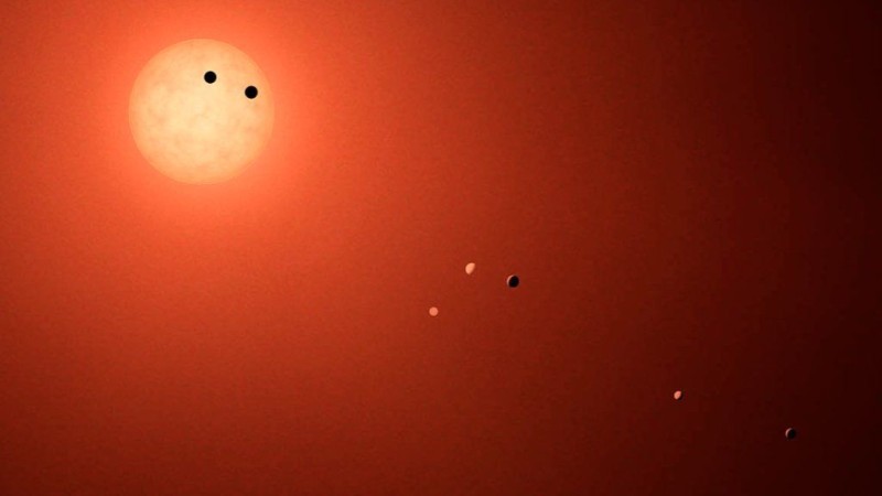 NASA muestra primeras imágenes reales del sistema planetario Trappist-1