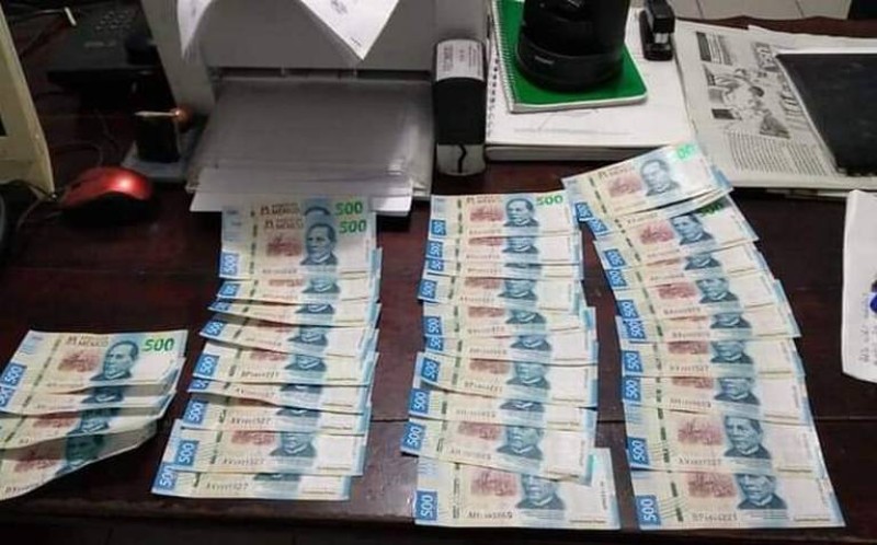 Detienen a banda de falsificadores de billetes en Vega de Alatorre