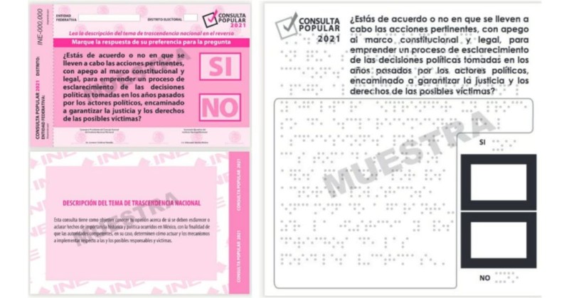 Listas las papeletas para la Consulta Popular