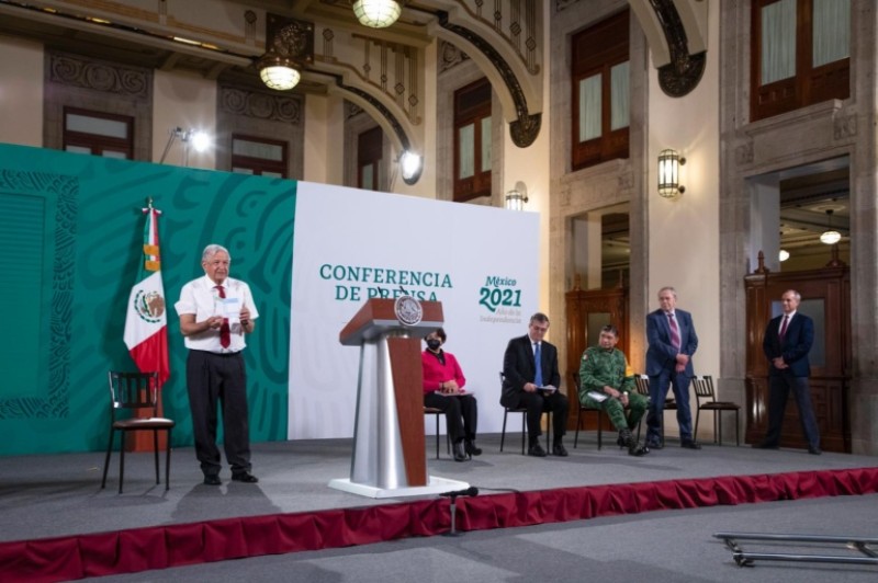 Presidente celebra arribo de dosis de vacuna Janssen; permitirán reactivar comercio y economía en frontera norte, afirma