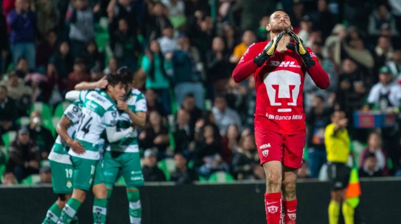 Santos vence a Pumas en octavos de ida en Copa MX