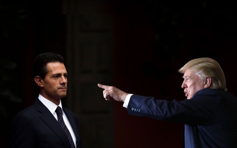 Trump humilló a Peña Nieto y amagó con mandar tropas a México