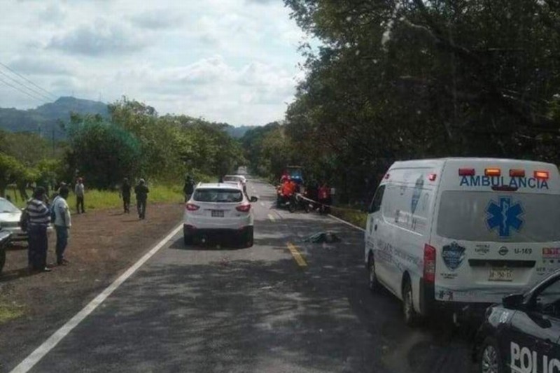 Muere trágicamente una mujer en carretera de Veracruz