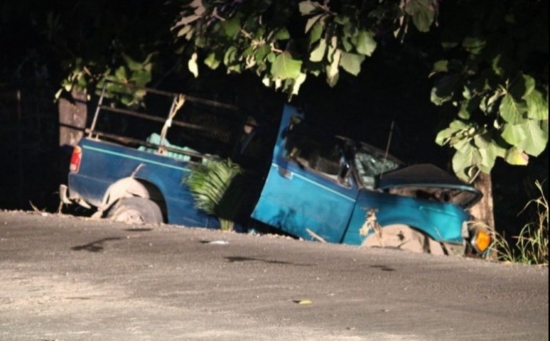 Mueren dos hombres en accidente automovilístico en Martínez de la Torre, Veracruz